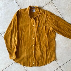 Faconnable Mustard Button down shirt